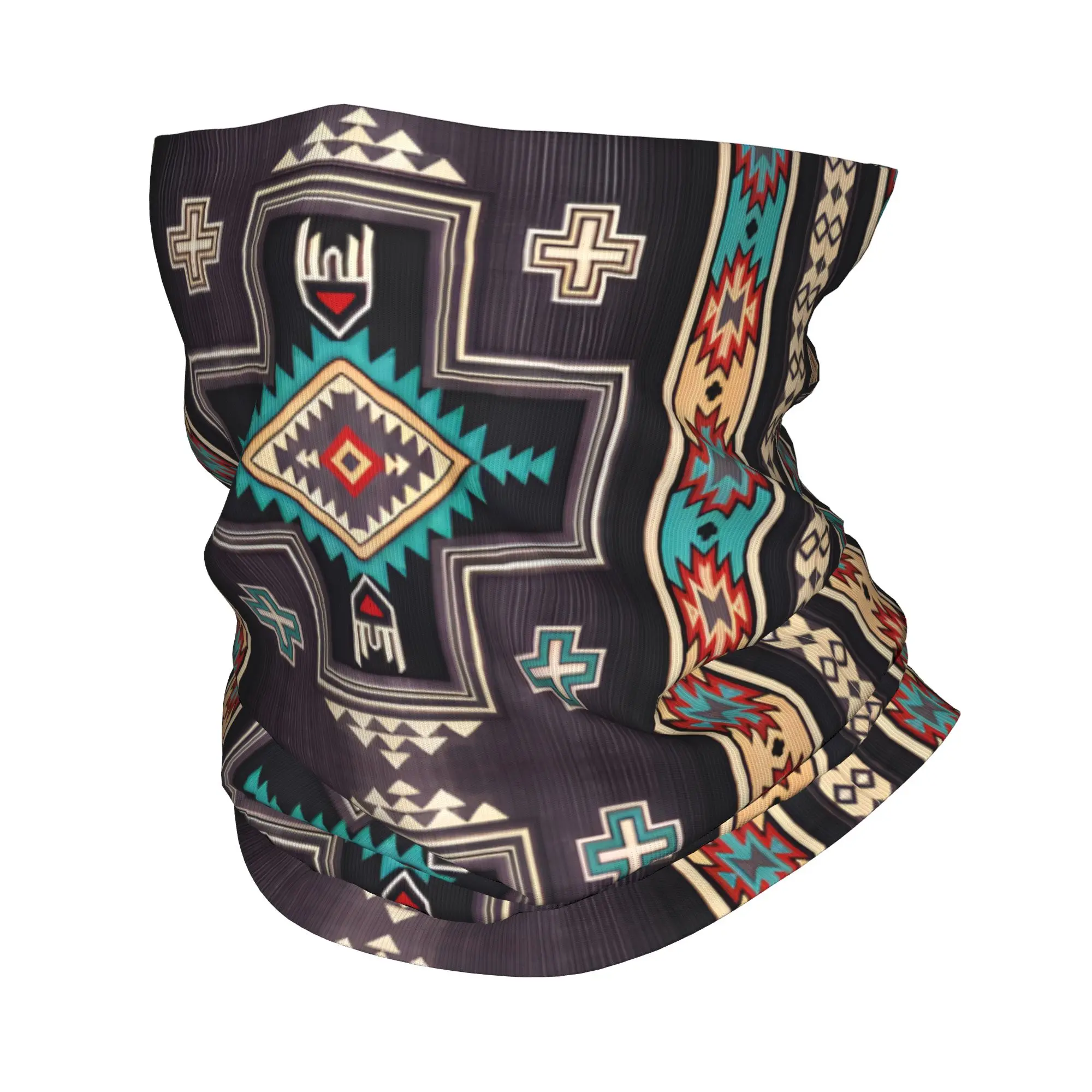 Custom Ethnic Aztec Geometric Bandana Winter Neck Warmer Men Windproof Wrap Face Scarf for Ski Native Southwest Gaiter Headband
Custom Ethnic Aztec Geometric Bandana Winter Neck Warmer Men Windproof Wrap Face Scarf for Ski Native Southwest Gaiter Headband