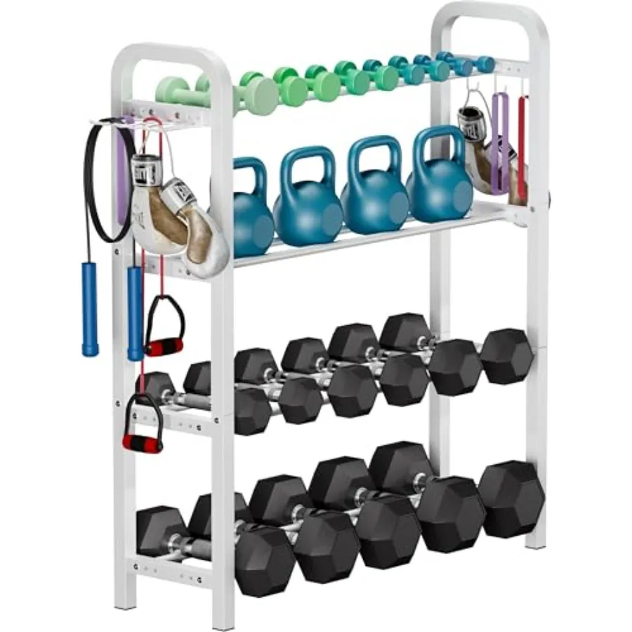 Adjustable Dumbbell Rack, Weight Storage Stand Holder for Dumbbells and Kettlebells, Heavy-Duty Home Gym Organizer with 6 Hook
Adjustable Dumbbell Rack, Weight Storage Stand Holder for Dumbbells and Kettlebells, Heavy-Duty Home Gym Organizer with 6 Hook