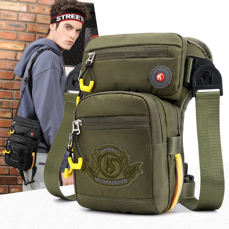 Multifunctional outdoor tactical leg bag men's personal anti theft waist bag waterproof nylon cloth chest Bag Messenger Bag
Multifunctional outdoor tactical leg bag men's personal anti theft waist bag waterproof nylon cloth chest Bag Messenger Bag