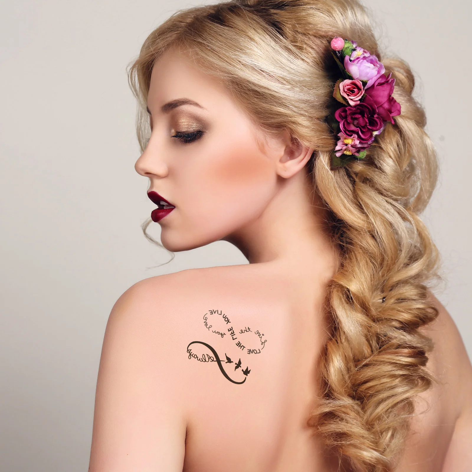 Temporary Tattoo Sticker English Letter Fake Tatto Flash Body Face Arm Shoulder For Girl Women Men
Temporary Tattoo Sticker English Letter Fake Tatto Flash Body Face Arm Shoulder For Girl Women Men