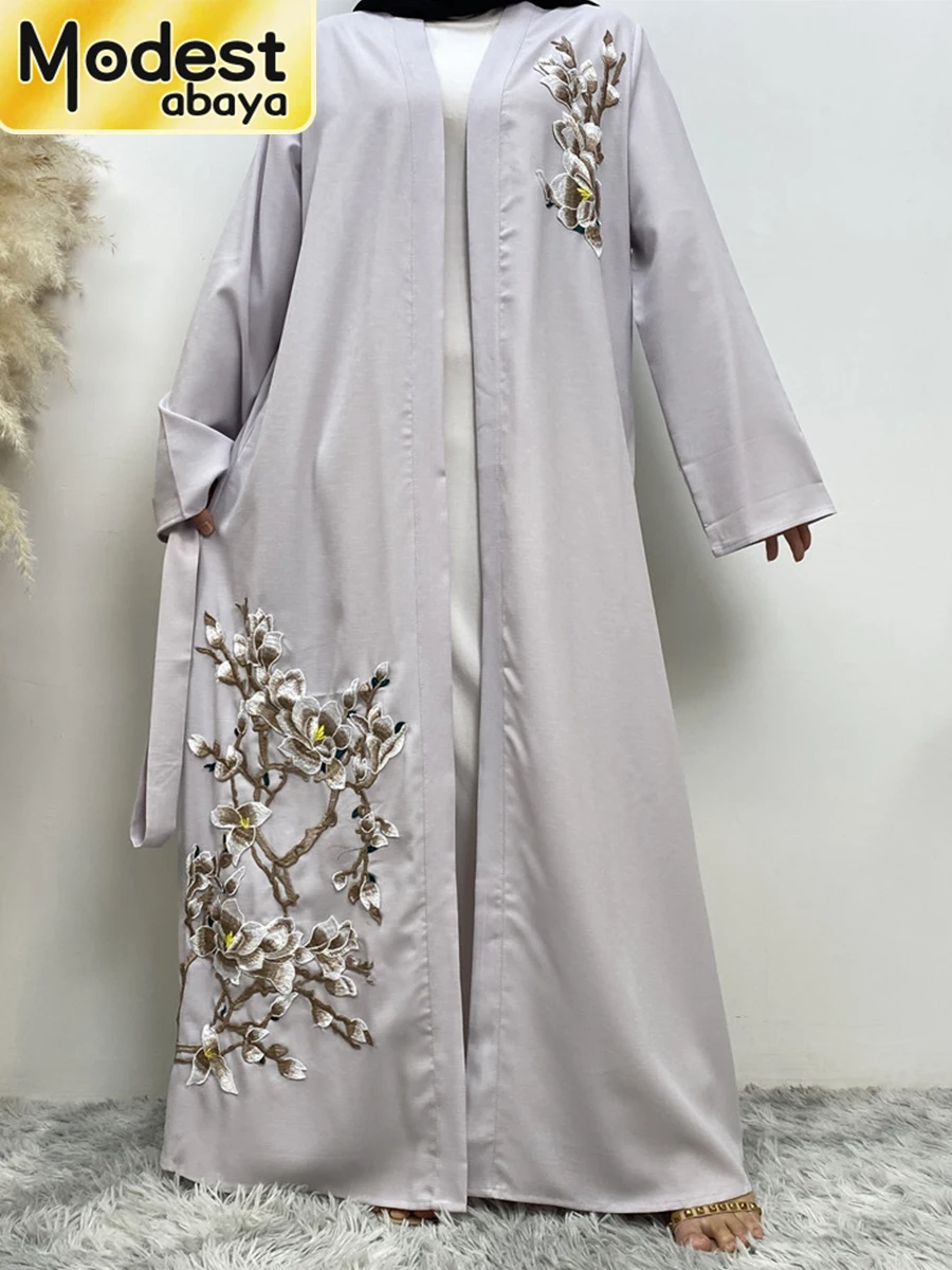 Modest Abayas For Women Kimono Turkey Kaftan Islamic Clothing Ramadan Femme Musulmane Cardigan Caftan Marocain Muslim Robe
Modest Abayas For Women Kimono Turkey Kaftan Islamic Clothing Ramadan Femme Musulmane Cardigan Caftan Marocain Muslim Robe