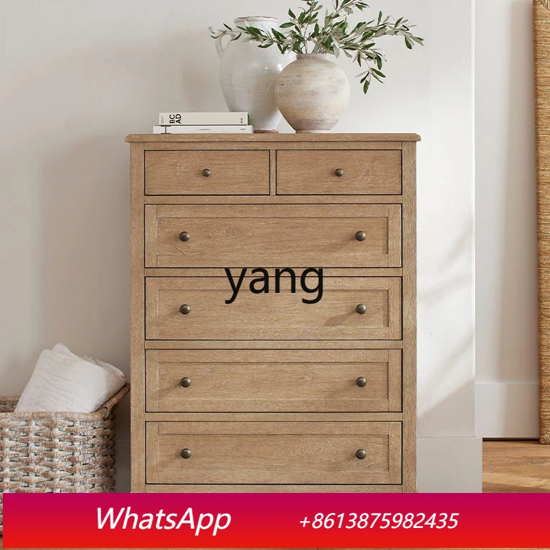 LH retro solid wood chest bedroom bedside storage high French country home side cabinet
LH retro solid wood chest bedroom bedside storage high French country home side cabinet