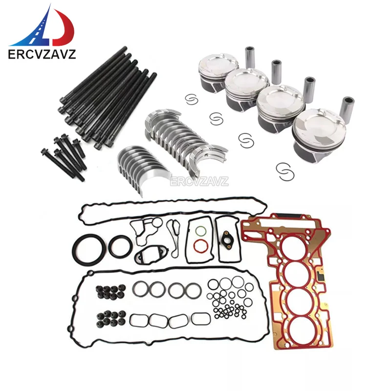 N20B20 N26B20 Engine Rebuild Gaskets Overhaul kit 84mm CR 10:1 for BMW X3 X4 228i 320i 428i 528i F10 F25 E89 N20 N26 B20 2.0T
N20B20 N26B20 Engine Rebuild Gaskets Overhaul kit 84mm CR 10:1 for BMW X3 X4 228i 320i 428i 528i F10 F25 E89 N20 N26 B20 2.0T