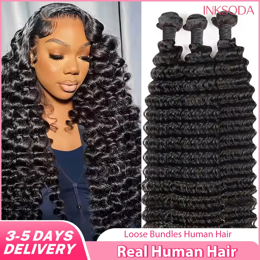30 Inch Loose Deep Wave Bundles Human Hair Raw Virgin Unprocessed Extensions 1 3 4Pcs Loose Deep Wave Bundles Double Weft
30 Inch Loose Deep Wave Bundles Human Hair Raw Virgin Unprocessed Extensions 1 3 4Pcs Loose Deep Wave Bundles Double Weft