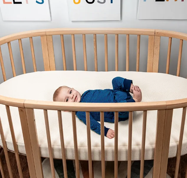 Organic Breathable Oval Crib Mattress (For Stokke Sleepi Bed)
Organic Breathable Oval Crib Mattress (For Stokke Sleepi Bed)