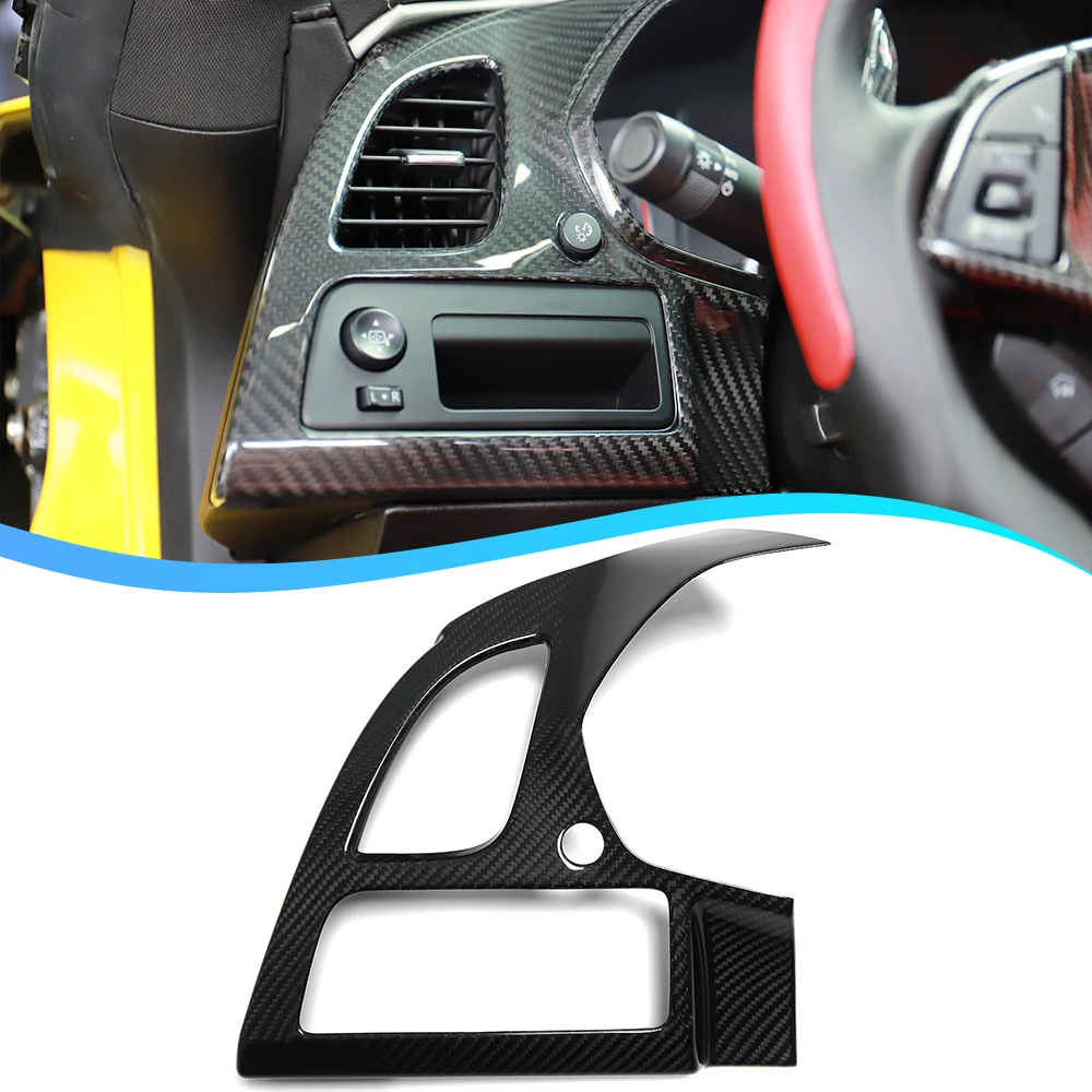 Real Carbon Fiber For Chevrolet Corvette C7 ZR1 Z06 Interior Central Console Headlight Dasboard Panel Left FrameTrim Accessories
Real Carbon Fiber For Chevrolet Corvette C7 ZR1 Z06 Interior Central Console Headlight Dasboard Panel Left FrameTrim Accessories