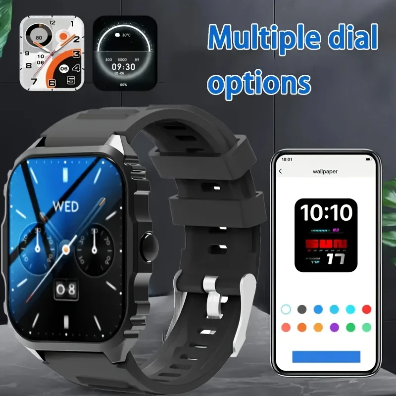 Newest Smart Watch Wireless Call Answer Reminder for App Messages SMS Multiple Changeable Dials Music Control Multiple Sport Modes Built In Games Compatible with iPhone Android Unisex
Newest Smart Watch Wireless Call Answer Reminder for App Messages SMS Multiple Changeable Dials Music Control Multiple Sport Modes Built In Games Compatible with iPhone Android Unisex