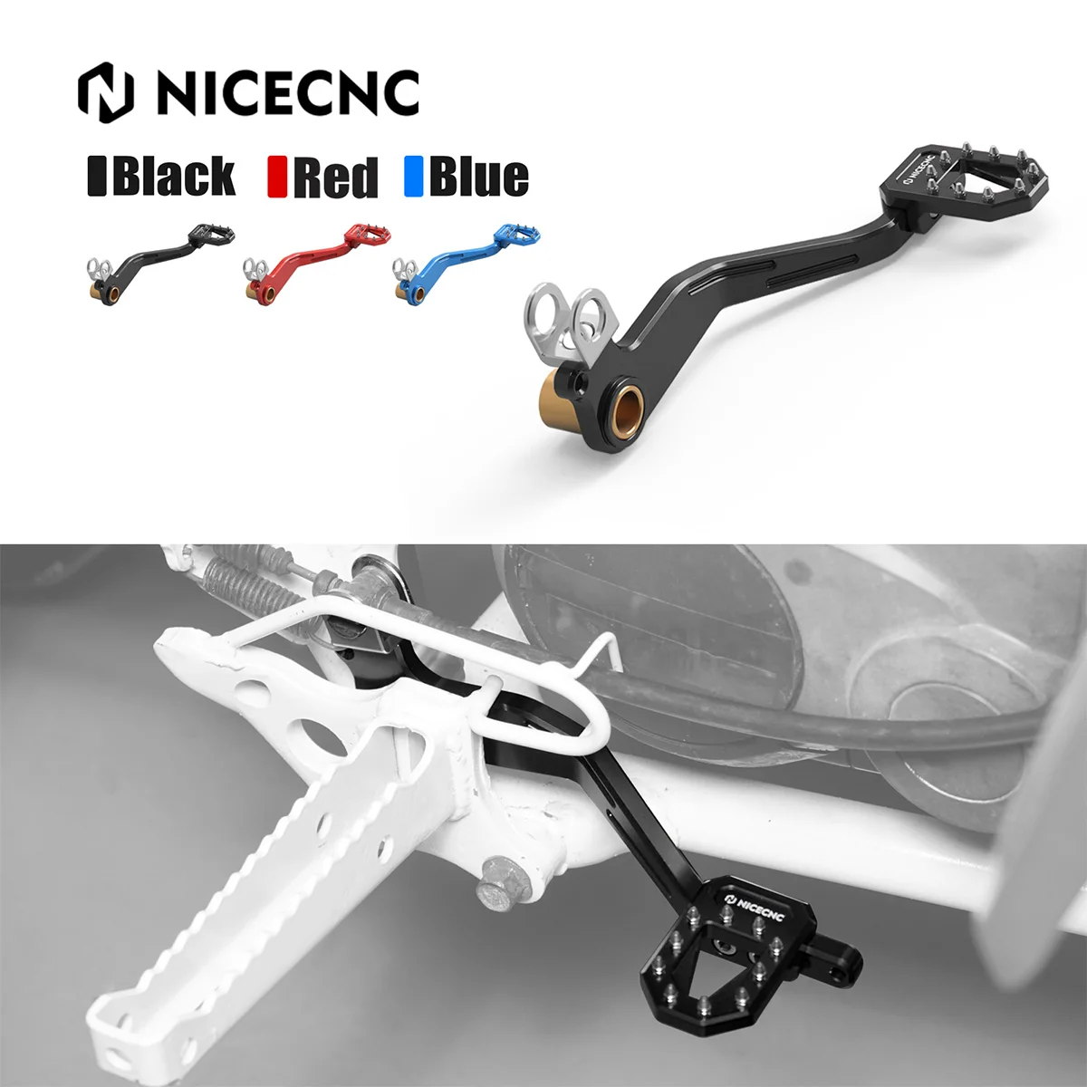 NICECNC Rear Brake Pedal Lever for Yamaha Blaster 200 YFS200 1988-2002 3JM-27211-10-00 Footstep Aluminum Anti-slip ATV Foot Step
NICECNC Rear Brake Pedal Lever for Yamaha Blaster 200 YFS200 1988-2002 3JM-27211-10-00 Footstep Aluminum Anti-slip ATV Foot Step