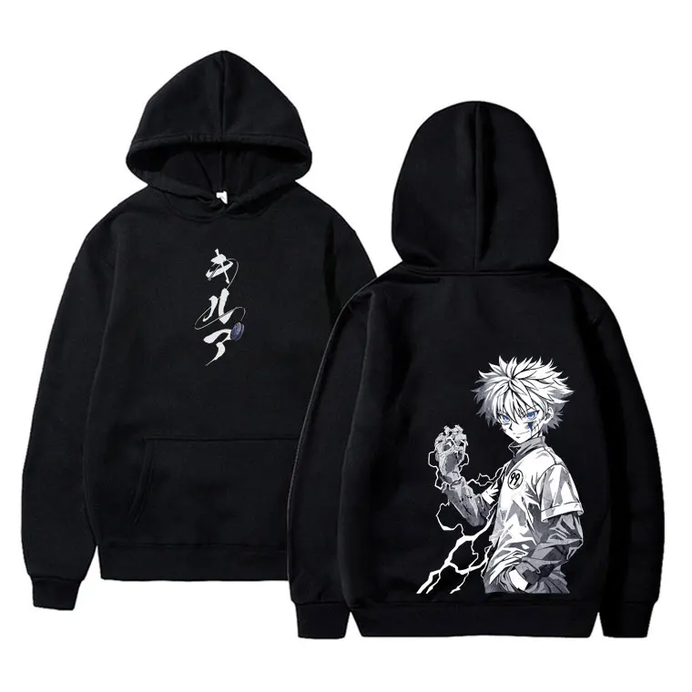 Anime Hunter X Hunter Graphic Hoodie Killua Zoldyck Merch Pullover Hoodies Men Casual Fleece Cotton Tracksuit Fans Lover Clothes
Anime Hunter X Hunter Graphic Hoodie Killua Zoldyck Merch Pullover Hoodies Men Casual Fleece Cotton Tracksuit Fans Lover Clothes