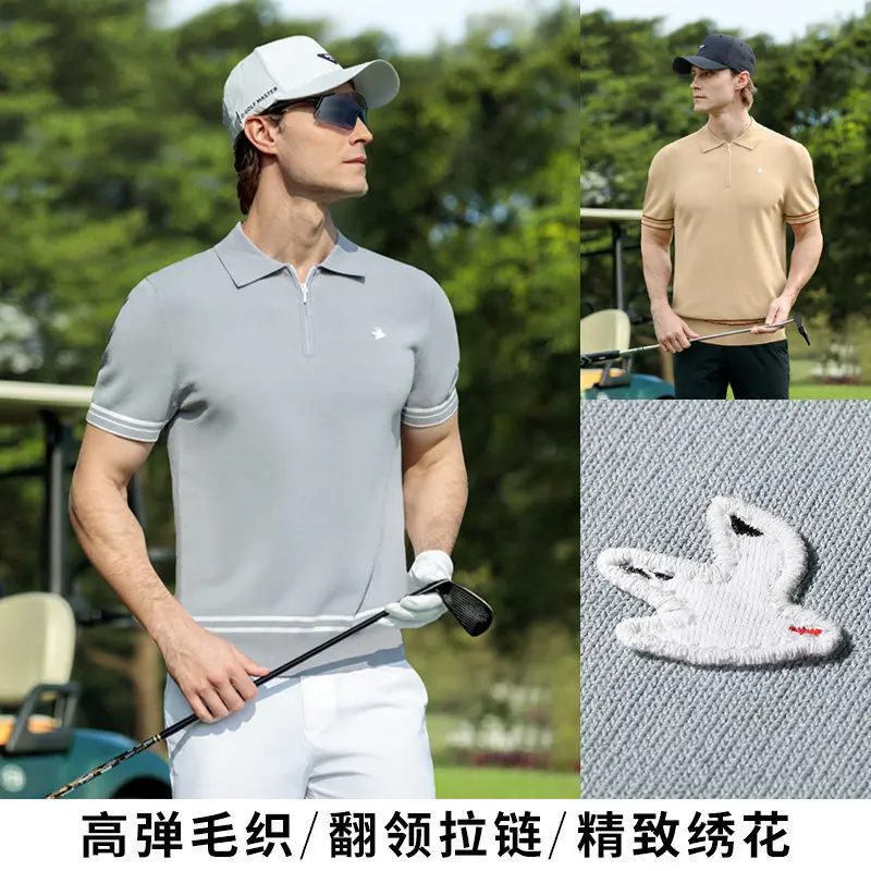 PGM2026 Men's Golf Polo Shirt Summer Stretch Nylon Cotton Blend Knit Texture Short Sleeve T-Shirt
PGM2026 Men's Golf Polo Shirt Summer Stretch Nylon Cotton Blend Knit Texture Short Sleeve T-Shirt
