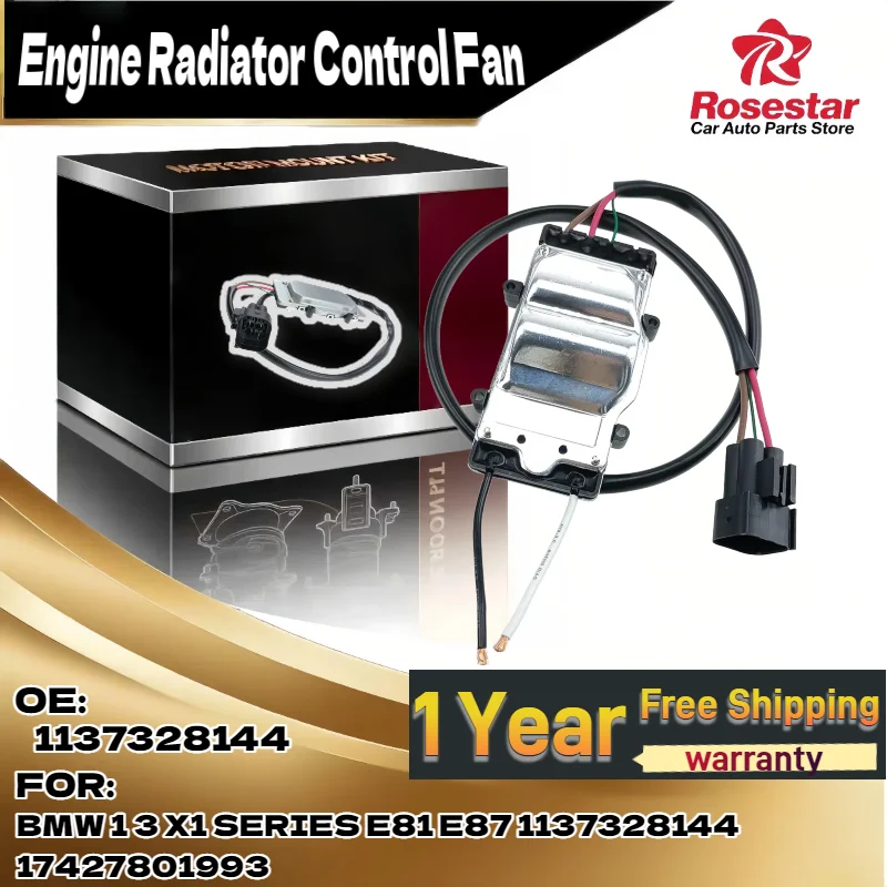 Radiator Cooling Fan Control Module 1137328144 Cooling Fan Control Unit for BMW 3 Series
Radiator Cooling Fan Control Module 1137328144 Cooling Fan Control Unit for BMW 3 Series