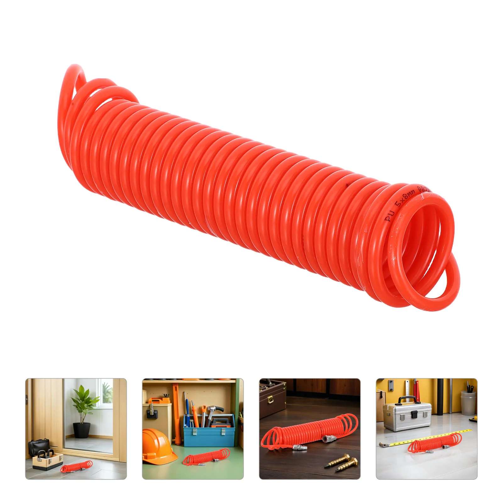 6M 19.7ft Air Compressor Hose Line Flexible Wear Resistant Recoil Air Hose Pipe Tube for Workshop Garage Replacement Compressor
6M 19.7ft Air Compressor Hose Line Flexible Wear Resistant Recoil Air Hose Pipe Tube for Workshop Garage Replacement Compressor