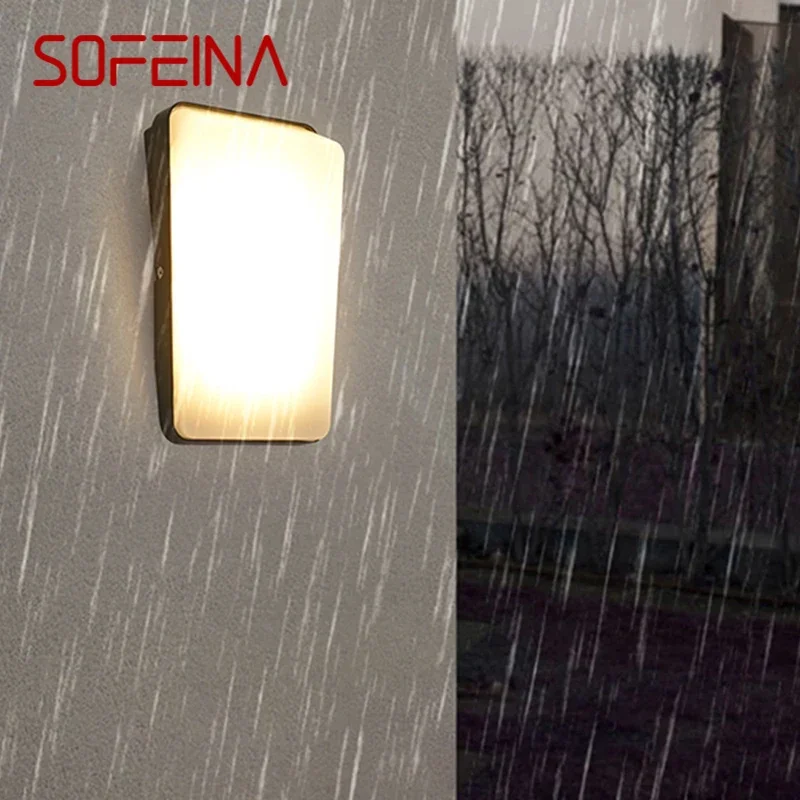 Современные Настенные светильники SOFEINA, электрические простые водонепроницаемые лампы для балкона, прихожей, двора, виллы, ворот, отеля
Современные Настенные светильники SOFEINA, электрические простые водонепроницаемые лампы для балкона, прихожей, двора, виллы, ворот, отеля