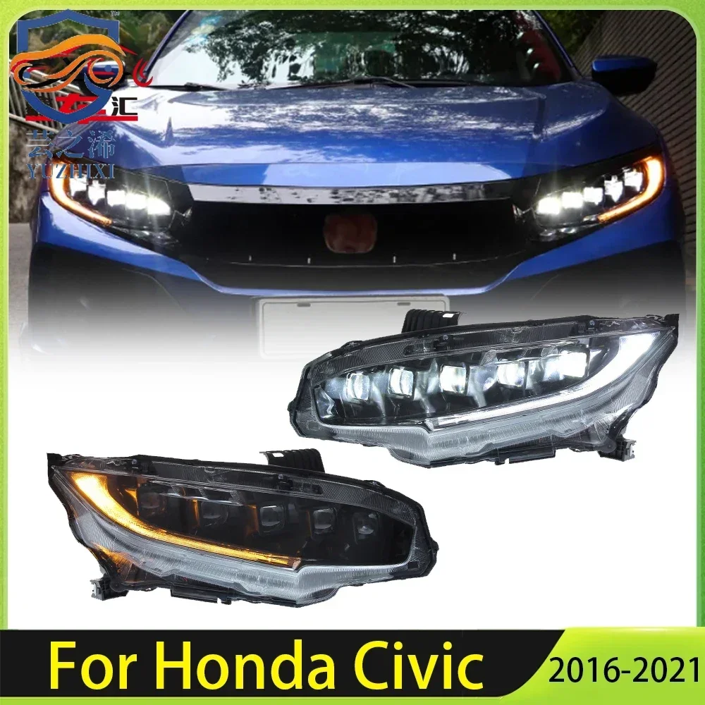 LED Headlight Assembly for Honda Civic 2016-2021 Headlight with LED DRL Turning Projector Lens Front Headlights Plug and Play
LED Headlight Assembly for Honda Civic 2016-2021 Headlight with LED DRL Turning Projector Lens Front Headlights Plug and Play