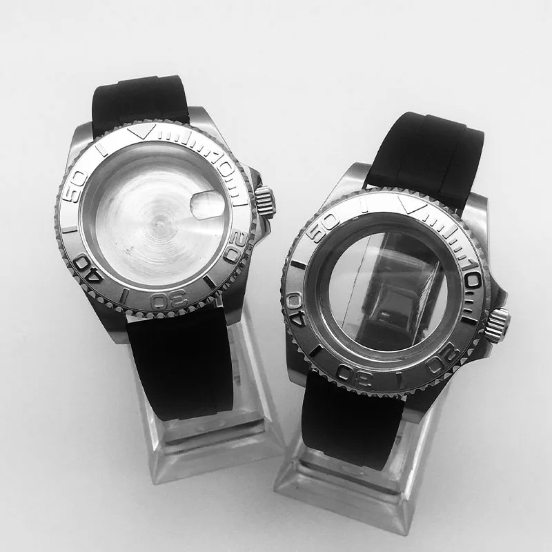 Stainless steel 40mm yacht watch case rubber strap sapphire glass ceramic bezel ForSeiko nh34 nh35 nh36 nh38 Miyota8215movement
Stainless steel 40mm yacht watch case rubber strap sapphire glass ceramic bezel ForSeiko nh34 nh35 nh36 nh38 Miyota8215movement