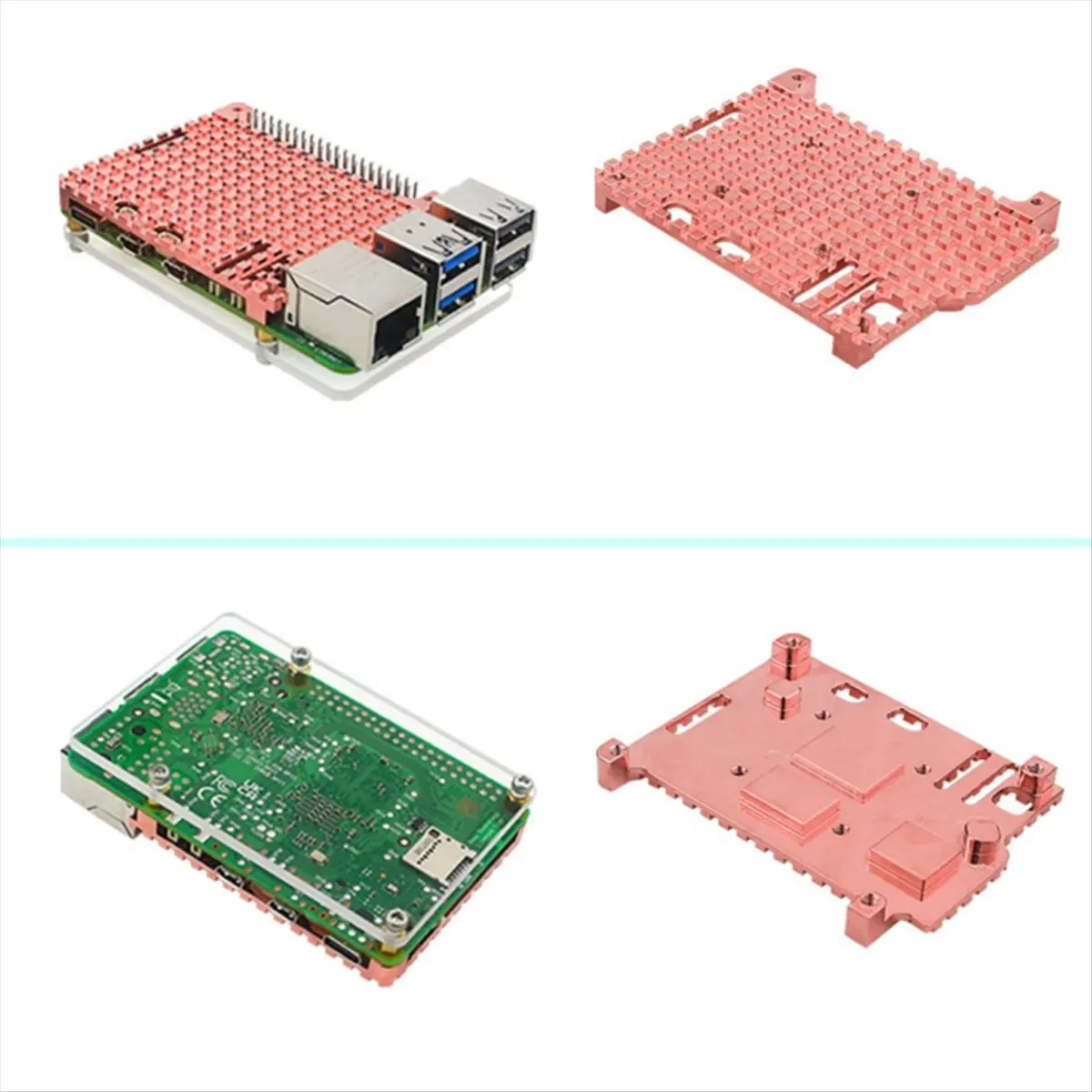 HGHO For Raspberry Pi 5 Copper Heatsink Metal Case Passive Cooling Shell Copper Enclosure for Raspberry Pi 5 5B ,Without Fan
HGHO For Raspberry Pi 5 Copper Heatsink Metal Case Passive Cooling Shell Copper Enclosure for Raspberry Pi 5 5B ,Without Fan