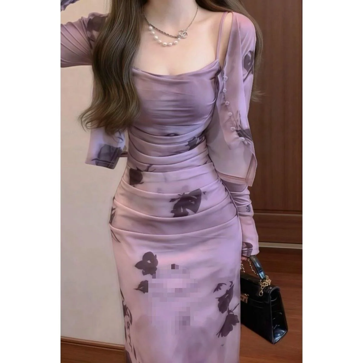 New Chinese Style Vintage Purple Ink Mom Dress Women Early Autumn Feelings Two-Piece Set Long Sleeve Shirt
New Chinese Style Vintage Purple Ink Mom Dress Women Early Autumn Feelings Two-Piece Set Long Sleeve Shirt