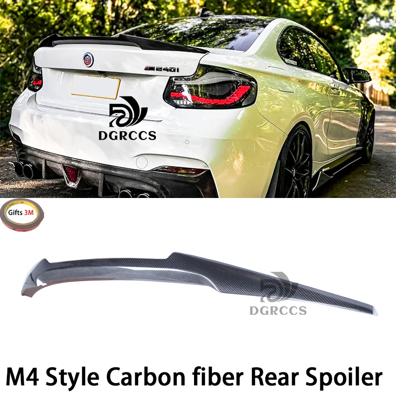 For BMW 2 Series F22 Couep/F23 Convertible/F87M2 M4 Style carbon fibre Rear Spoiler Trunk wing 2014-2020
For BMW 2 Series F22 Couep/F23 Convertible/F87M2 M4 Style carbon fibre Rear Spoiler Trunk wing 2014-2020