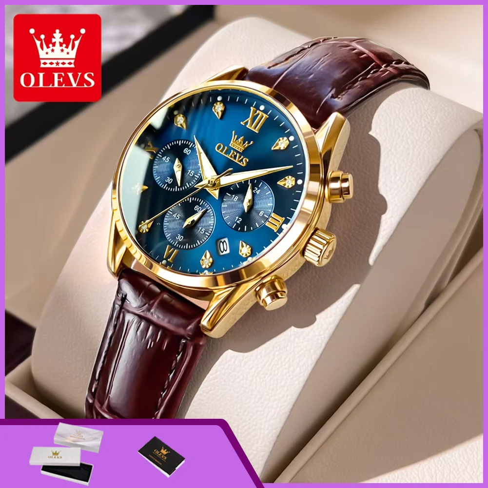 OLEVS 5523 Woman Watch Elegant Fashion Leather Strap Waterproof Luminous Auto Date Chronograph Original Quartz Watches for Women
OLEVS 5523 Woman Watch Elegant Fashion Leather Strap Waterproof Luminous Auto Date Chronograph Original Quartz Watches for Women