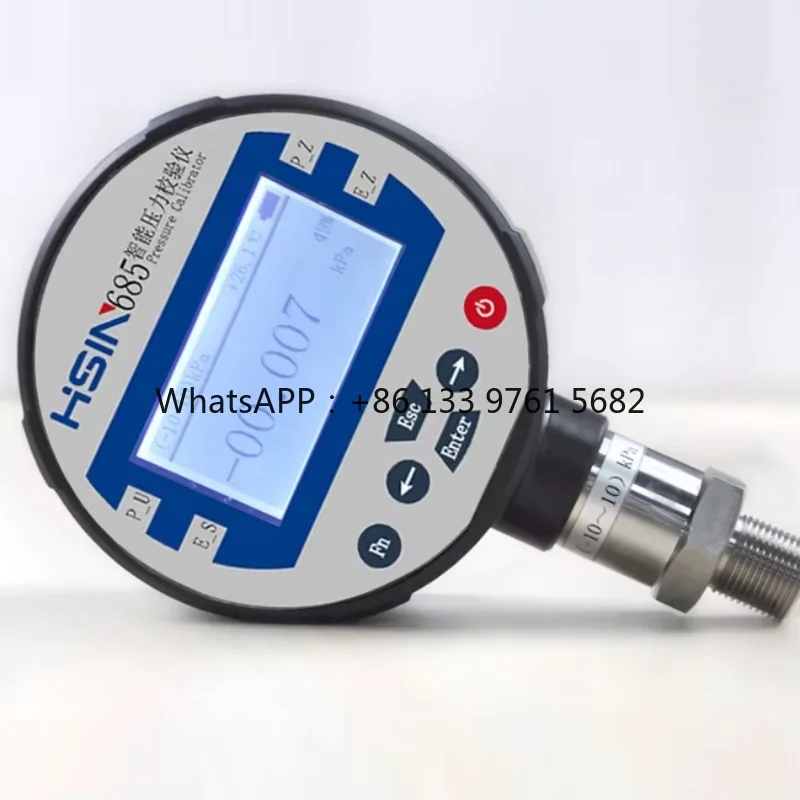 Digital Pressure Gauge 0-100kpa HSIN685 Intelligent Pressure Gauge Calibrator Pressure Manometer 0.02% /0.05%F.S 250
Digital Pressure Gauge 0-100kpa HSIN685 Intelligent Pressure Gauge Calibrator Pressure Manometer 0.02% /0.05%F.S 250