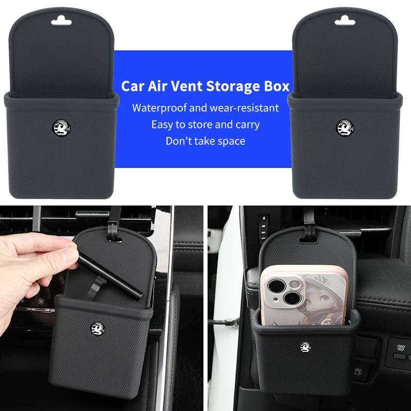 Car Vent Storage Box Storage Bag Tidy Organizer Phone Holder Interior For Vauxhall VXR Dokker Lodgy Logan Sandero Duster Stepway
Car Vent Storage Box Storage Bag Tidy Organizer Phone Holder Interior For Vauxhall VXR Dokker Lodgy Logan Sandero Duster Stepway