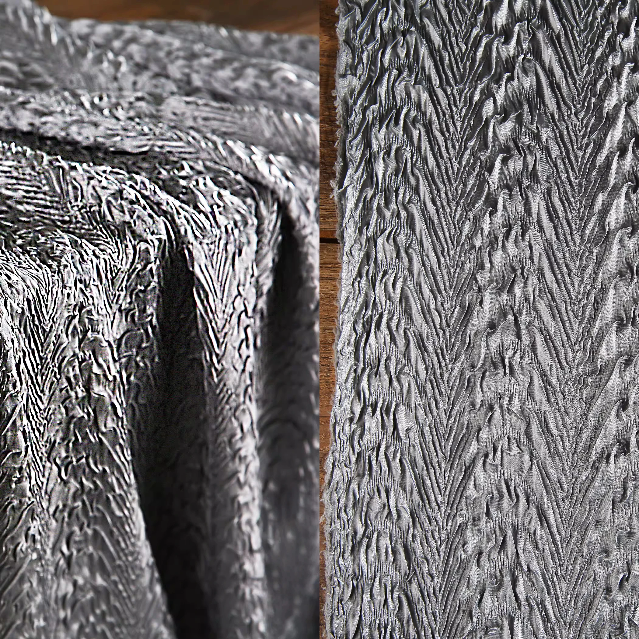 1yard Skirt fashion designer fabrics for clothing Dragon scale three-dimensional folding fabric
1yard Skirt fashion designer fabrics for clothing Dragon scale three-dimensional folding fabric