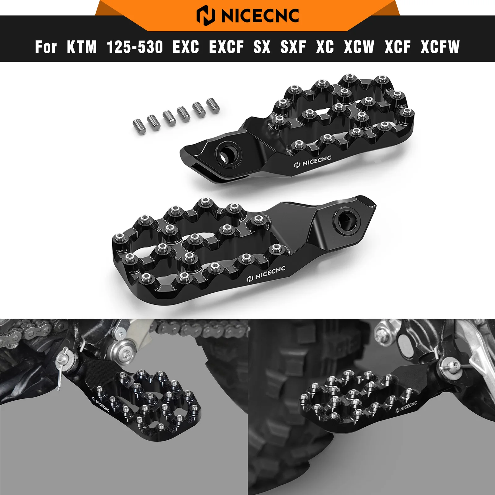 NICECNC For KTM EXC 300 EXC-F 350 2017-2023 Offset Foot Peg Footrests 10MM Lower For Husqvarna TE 300 GasGas EC 300 2021-2023
NICECNC For KTM EXC 300 EXC-F 350 2017-2023 Offset Foot Peg Footrests 10MM Lower For Husqvarna TE 300 GasGas EC 300 2021-2023