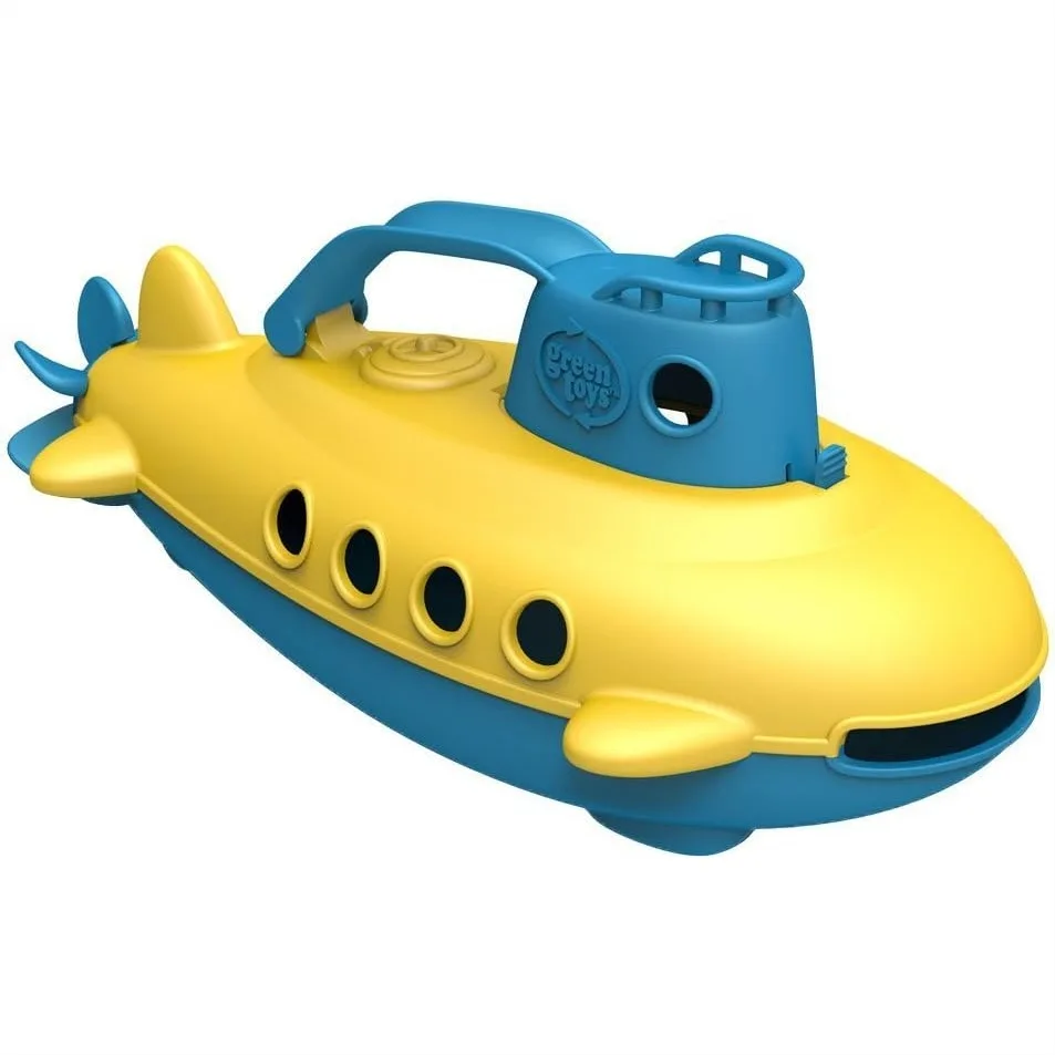 Submarine Toy for Kids, Blue/Yellow Floating Boat, Pretend Play Bath Toy, Motor Skills, No BPA, Dishwasher Safe, Recycled
Submarine Toy for Kids, Blue/Yellow Floating Boat, Pretend Play Bath Toy, Motor Skills, No BPA, Dishwasher Safe, Recycled