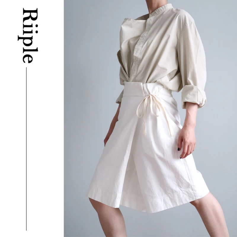 Riiple Summer Loose Waisand Asymmetrical White Belted Elastic orts Versatile Fre Casual Pants Women's Faion
Riiple Summer Loose Waisand Asymmetrical White Belted Elastic orts Versatile Fre Casual Pants Women's Faion