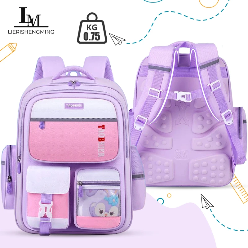 Girls School Backpack, Lightweight Large Capacity Bookbag for Boys Ages 6-12, Purple Kids Backpack for Elementary School
Girls School Backpack, Lightweight Large Capacity Bookbag for Boys Ages 6-12, Purple Kids Backpack for Elementary School