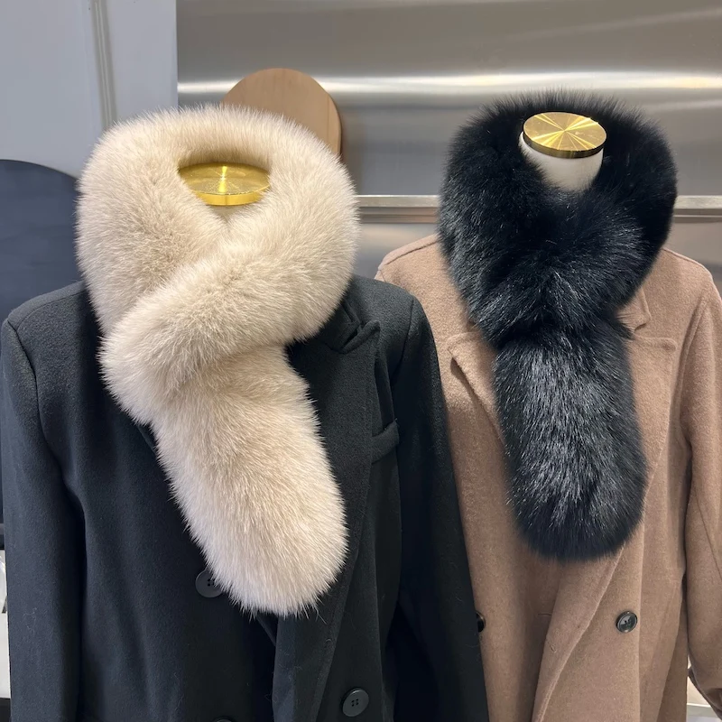 Women Real Fox Fur Scarf Neckchief Handmade Stretch Fur Scarf Genuine Girls Natural Fur Ring Scarves Winter
Women Real Fox Fur Scarf Neckchief Handmade Stretch Fur Scarf Genuine Girls Natural Fur Ring Scarves Winter