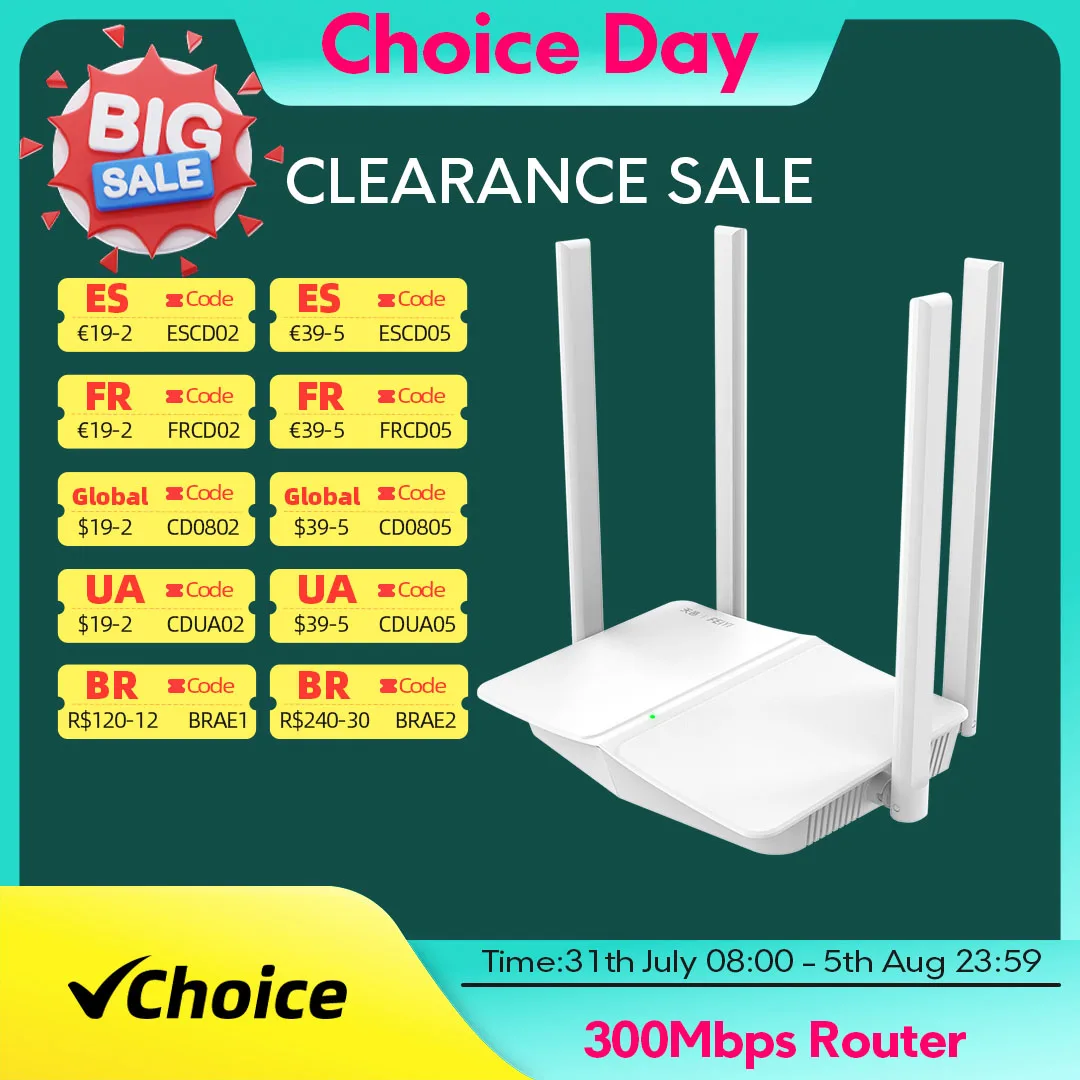 FEIYI-R3 WIFI Router Range Repeater 802.11 B /g/n 2.4G 300Mbps 4 Antennas Routers Repeator
FEIYI-R3 WIFI Router Range Repeater 802.11 B /g/n 2.4G 300Mbps 4 Antennas Routers Repeator