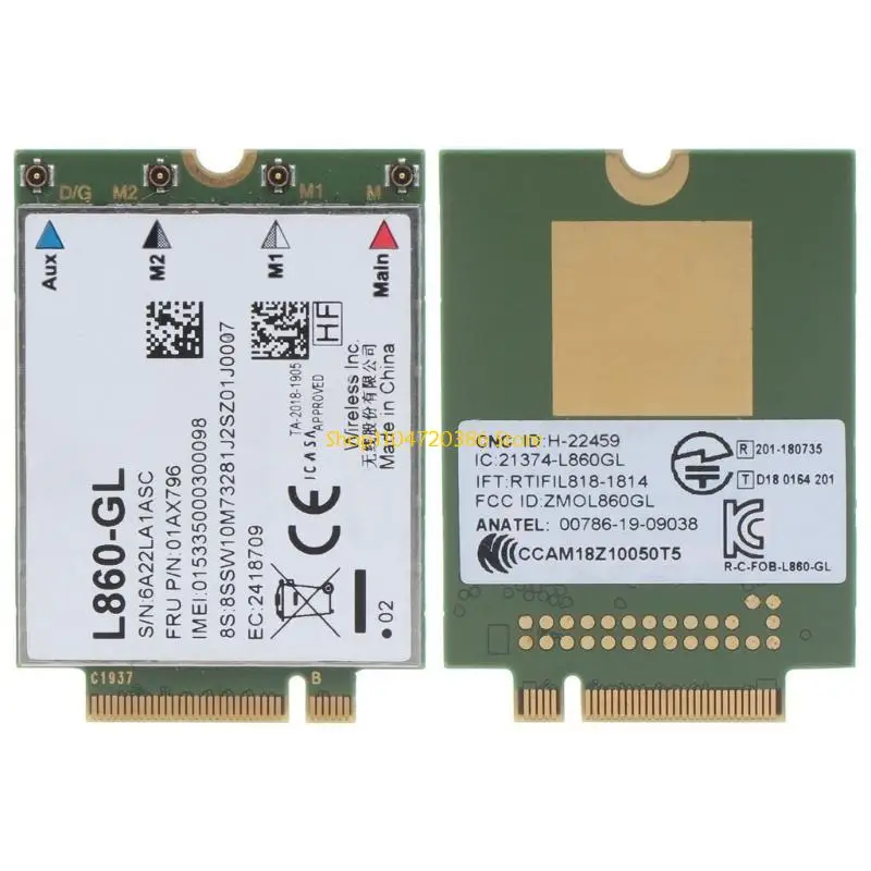 L860-GL WWAN CARD FIBOCOM для 7th 8th йога 4-й T490 T14 P14S T14S P15S T15G 01AX796 4G Модуль
L860-GL WWAN CARD FIBOCOM для 7th 8th йога 4-й T490 T14 P14S T14S P15S T15G 01AX796 4G Модуль