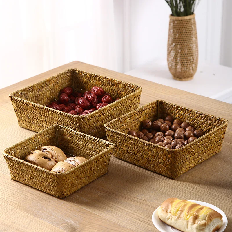 Handmade Seagrass Organizer Basket Mini Wicker Box Storage Container for Desk Cosmetic Holder Home Office Accessories Decor
Handmade Seagrass Organizer Basket Mini Wicker Box Storage Container for Desk Cosmetic Holder Home Office Accessories Decor