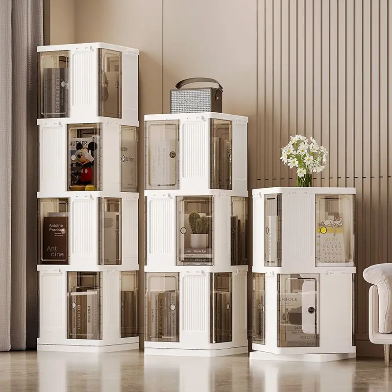 Rotating bookshelf Floor shelf Children's multi-layer bookcase Locker integrated household simple storage cabinet folding
Rotating bookshelf Floor shelf Children's multi-layer bookcase Locker integrated household simple storage cabinet folding