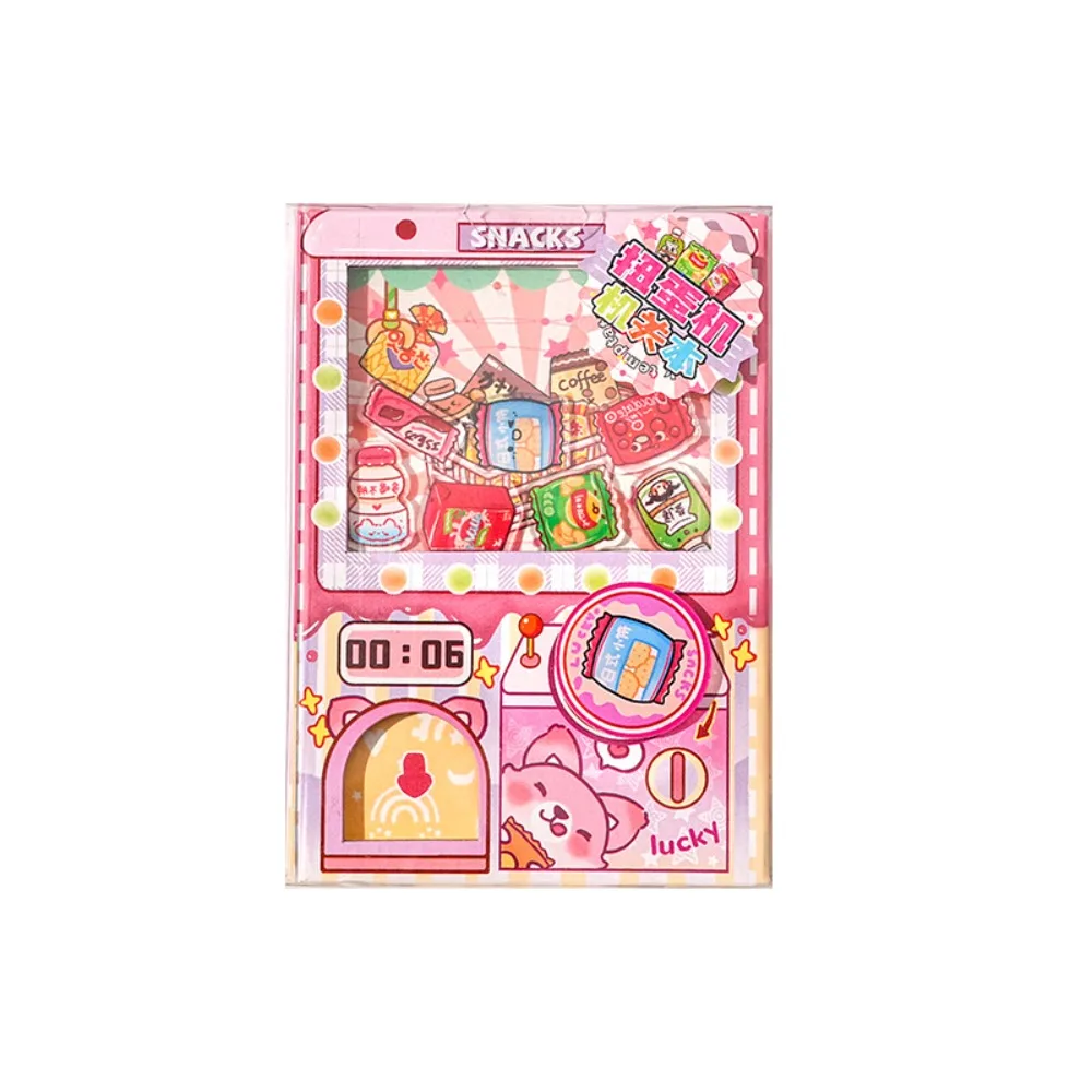 Creative Color Inner Page Gashapon Mahines Notebook Shaking Cute Snacks Notepad Cartoon Kawaii Bread Notebook Gift
Creative Color Inner Page Gashapon Mahines Notebook Shaking Cute Snacks Notepad Cartoon Kawaii Bread Notebook Gift