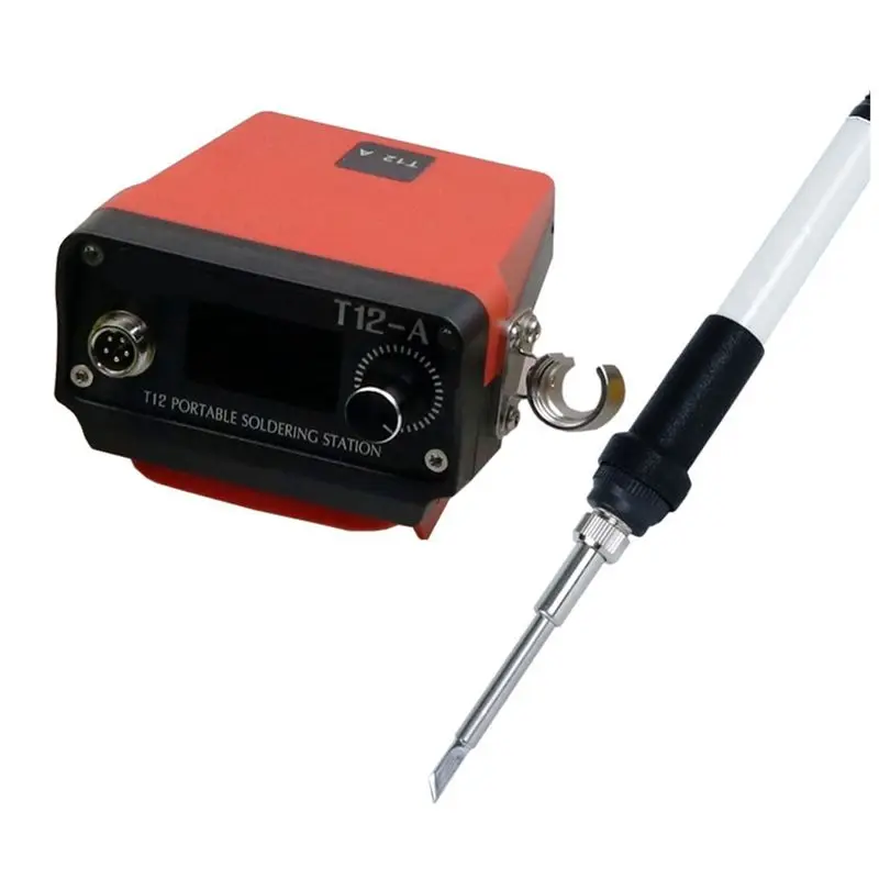 A53Q-T12-A Portable Cordless Soldering Station 72W T12 Solder Iron For 18/20V Li- Battery For DIY Repair Solder
A53Q-T12-A Portable Cordless Soldering Station 72W T12 Solder Iron For 18/20V Li- Battery For DIY Repair Solder