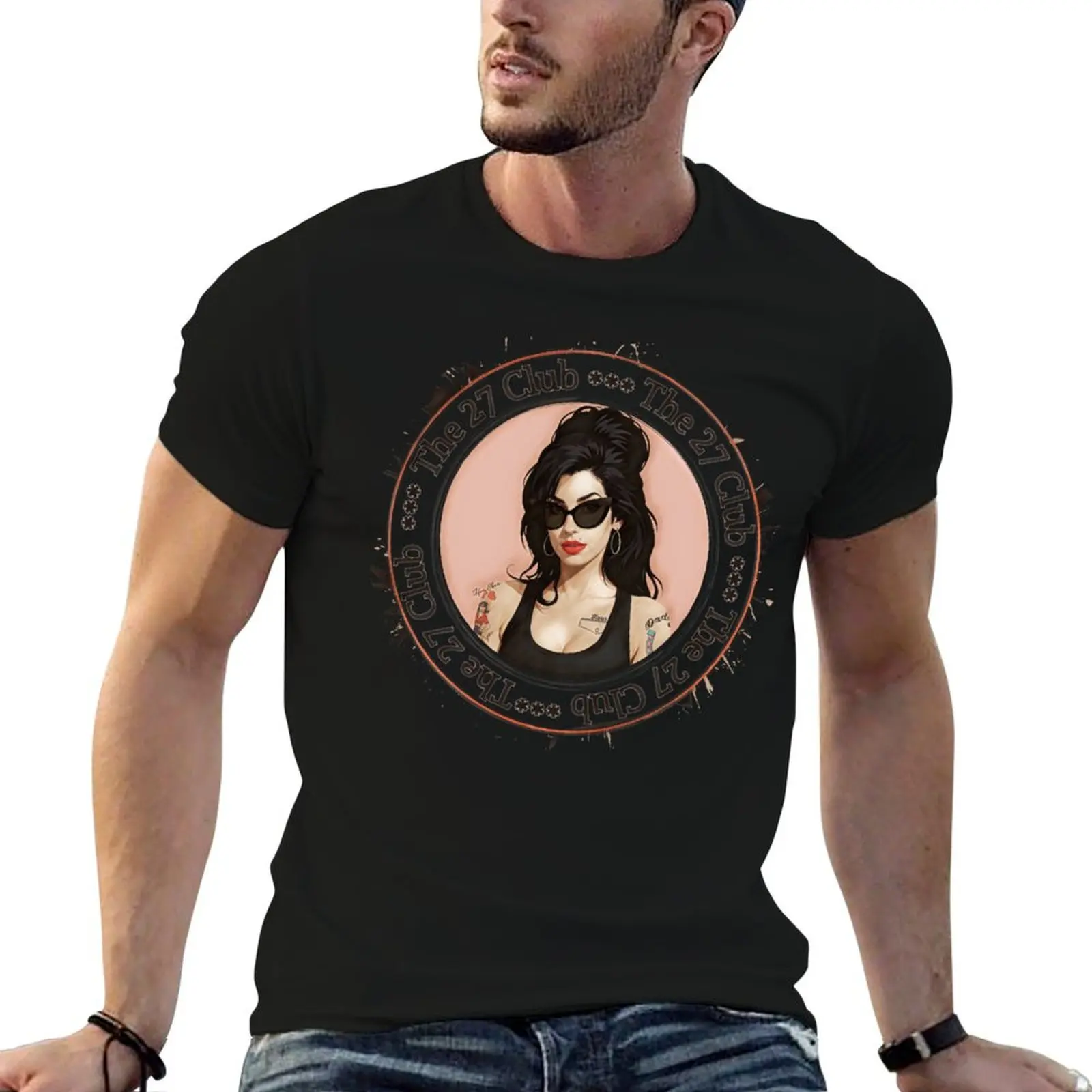Club 27 - Amy Winehouse. T-Shirt man t shirt graphic man t shirt heavy cotton mens graphic t shirts T-shirt
Club 27 - Amy Winehouse. T-Shirt man t shirt graphic man t shirt heavy cotton mens graphic t shirts T-shirt