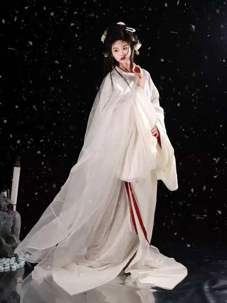 Новый стиль {Wenji} Hanfu Warring States Robe Restoration Красный и белый кружевной двухслойный весенне-осенне-зимний вечный
Новый стиль {Wenji} Hanfu Warring States Robe Restoration Красный и белый кружевной двухслойный весенне-осенне-зимний вечный