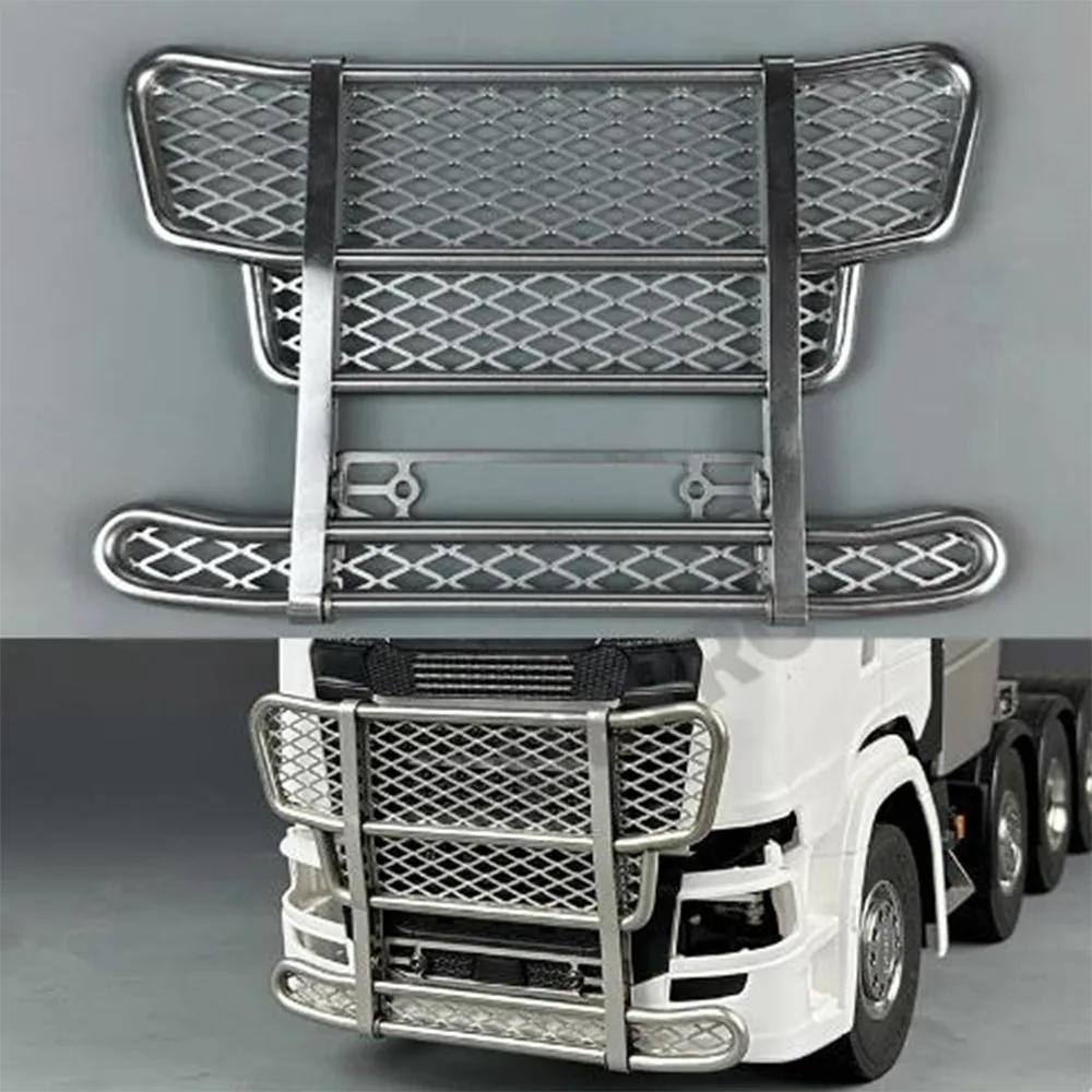Scaleclub RC Truck Metal Simulation Front Bumper Protection for 1/14 Tamiya SCANIA 770S 6X4 56368 56371 Car Upgrade Accessories
Scaleclub RC Truck Metal Simulation Front Bumper Protection for 1/14 Tamiya SCANIA 770S 6X4 56368 56371 Car Upgrade Accessories