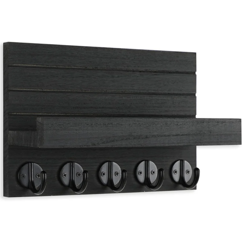Key Holder Wall Decor Mail Shelf Organizer Tableware Hanger Wall Mounted With 5 Large Hooks Kitchen Bathroom Door Storage Rack
Key Holder Wall Decor Mail Shelf Organizer Tableware Hanger Wall Mounted With 5 Large Hooks Kitchen Bathroom Door Storage Rack