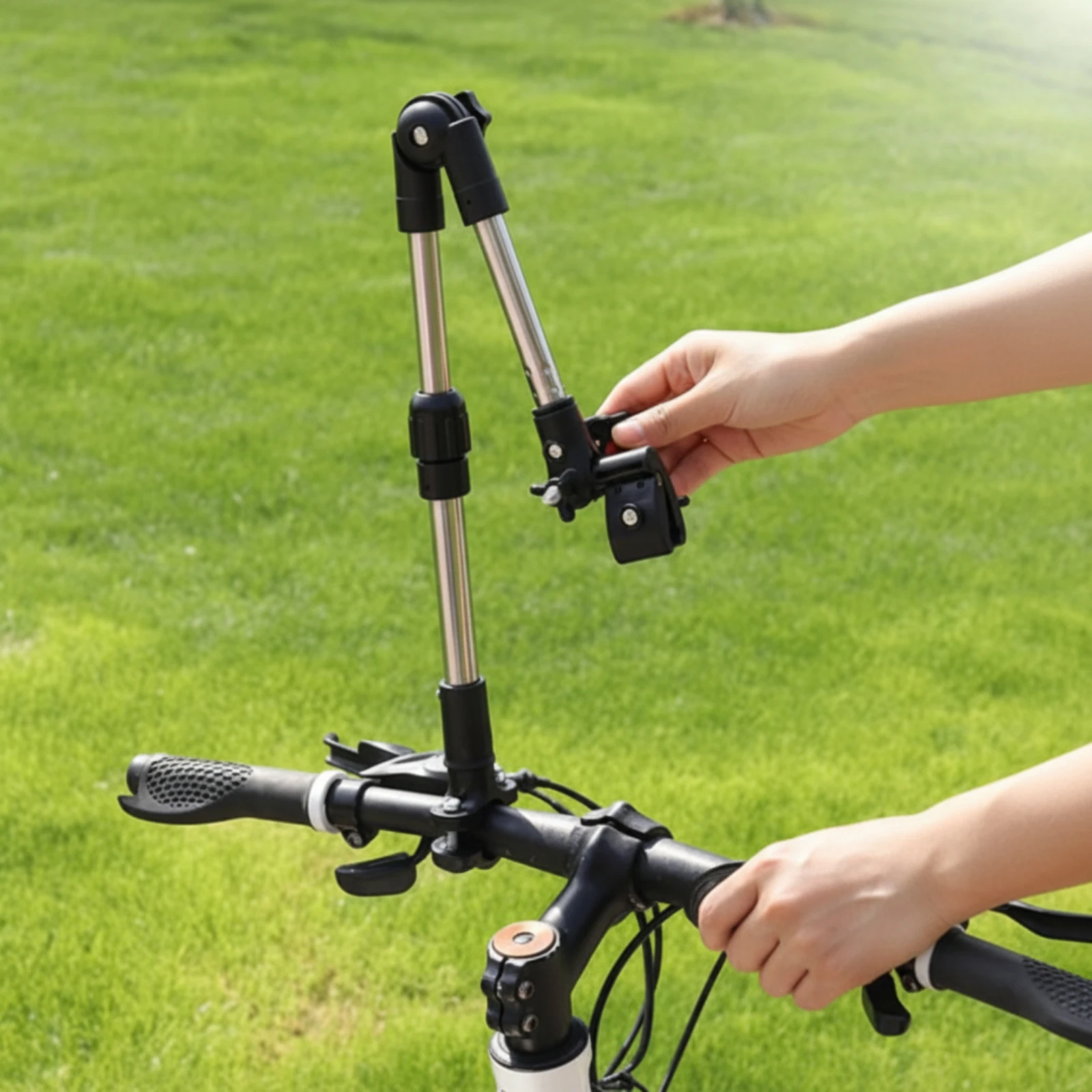 Bike Umbrella Mount Portable Cycle Sunshade Bracket Stroller Umbrella Clamp Sturdy Foldable for Outdoor
Bike Umbrella Mount Portable Cycle Sunshade Bracket Stroller Umbrella Clamp Sturdy Foldable for Outdoor