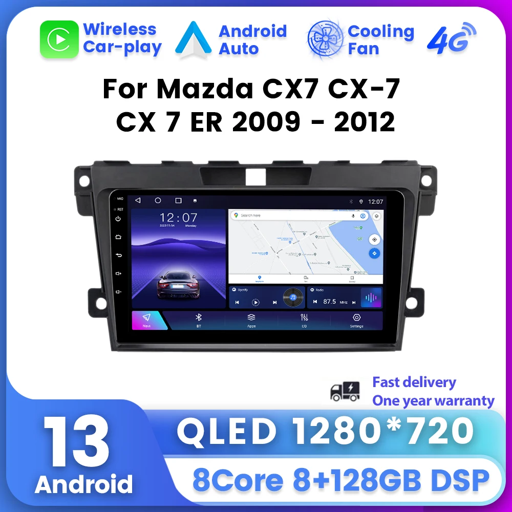 QLED Screen Car Radio For Mazda CX7 CX-7 CX 7 ER 2009 - 2012 Multimedia Video Player Navigation GPS Carplay Auto 2Din Head Unit
QLED Screen Car Radio For Mazda CX7 CX-7 CX 7 ER 2009 - 2012 Multimedia Video Player Navigation GPS Carplay Auto 2Din Head Unit