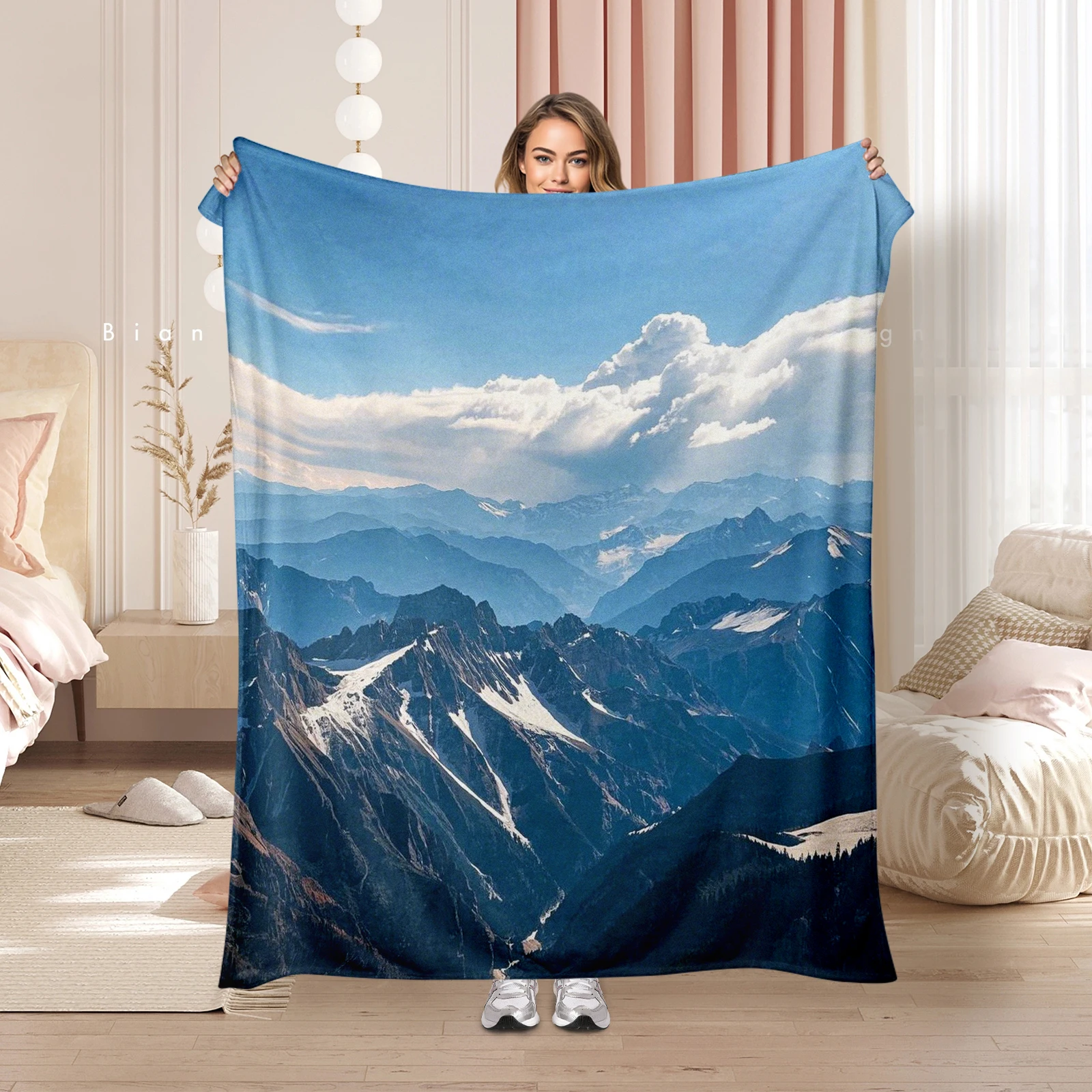 Unique American Mountain Peaks Patterns On This Flannel Blanket Enhance Nights With Family And Friends
Unique American Mountain Peaks Patterns On This Flannel Blanket Enhance Nights With Family And Friends
