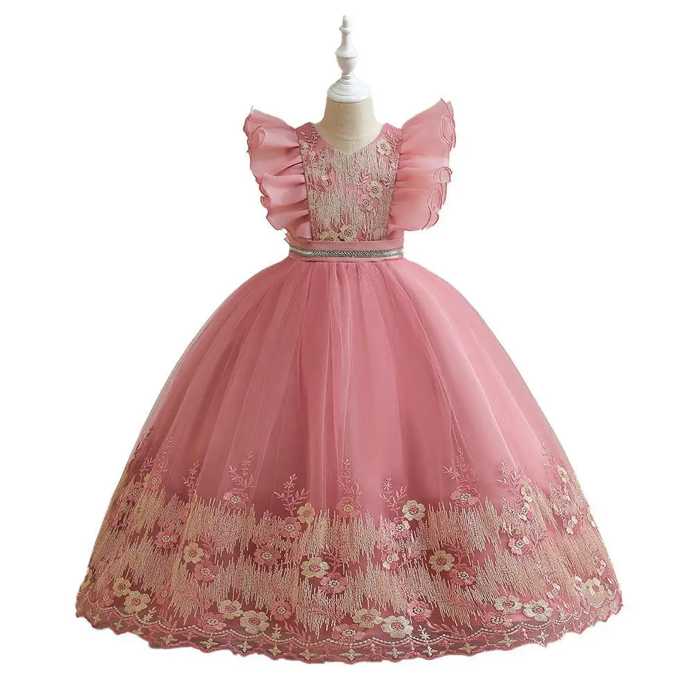 New Kids Dresses For Girl Embroidery Costume Lace Princess Wedding Prom Dress Birthday Gown Vestido Elegant Flower Bridesmaid
New Kids Dresses For Girl Embroidery Costume Lace Princess Wedding Prom Dress Birthday Gown Vestido Elegant Flower Bridesmaid