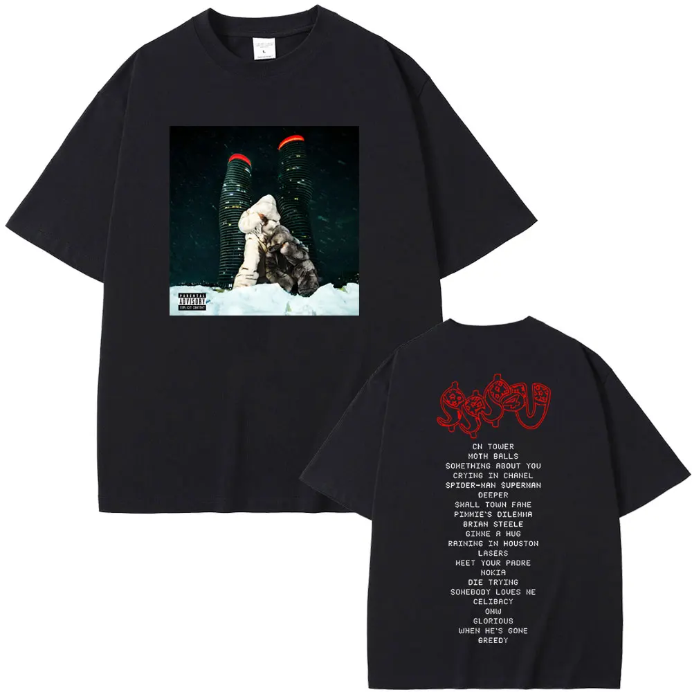 Rapper PARTYNEXTDOOR & Drake Some Sexy Songs 4 U SSS4U 2025 Double Sided Print T Shirts Men Fashion Hip Hop Oversized T-shirts
Rapper PARTYNEXTDOOR & Drake Some Sexy Songs 4 U SSS4U 2025 Double Sided Print T Shirts Men Fashion Hip Hop Oversized T-shirts