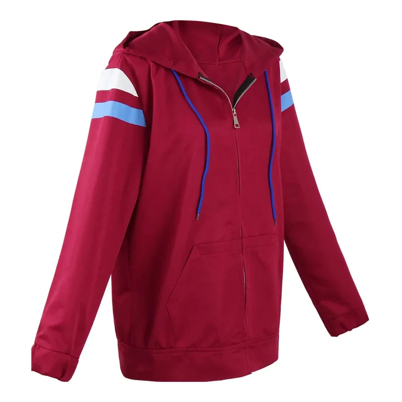 Vision Jacket Wanda Maximoff Cosplay Hoodie Red Zip Coat for Women fg8'.
Vision Jacket Wanda Maximoff Cosplay Hoodie Red Zip Coat for Women fg8'.
