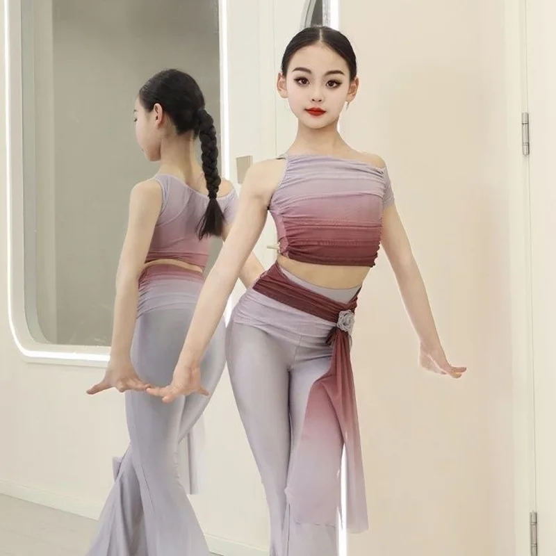 Детские костюмы для латинских танцев, костюм для соревнований по латинским тренировкам, бальные штаны, детская сценическая одежда для сальсы и самбы для девочек, костюм
Детские костюмы для латинских танцев, костюм для соревнований по латинским тренировкам, бальные штаны, детская сценическая одежда для сальсы и самбы для девочек, костюм