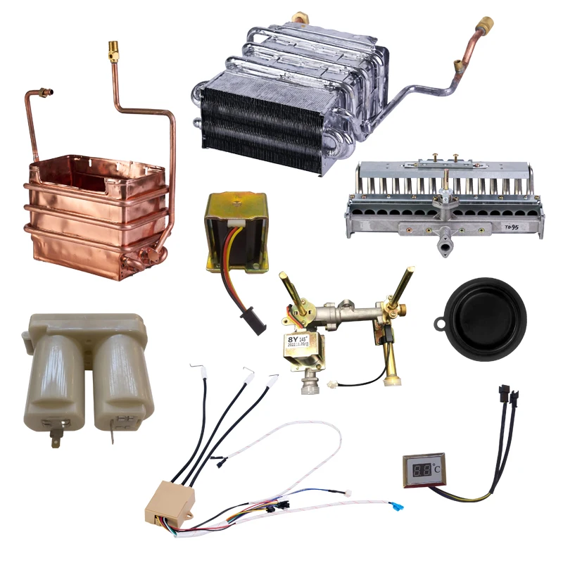 China Factory CKD/SKD Gas Water Heater Spare Parts Heat Exchanger Igniter Valve Gaz Geyser 6L 8L 10L 12L Gas Boiler Accessories
China Factory CKD/SKD Gas Water Heater Spare Parts Heat Exchanger Igniter Valve Gaz Geyser 6L 8L 10L 12L Gas Boiler Accessories