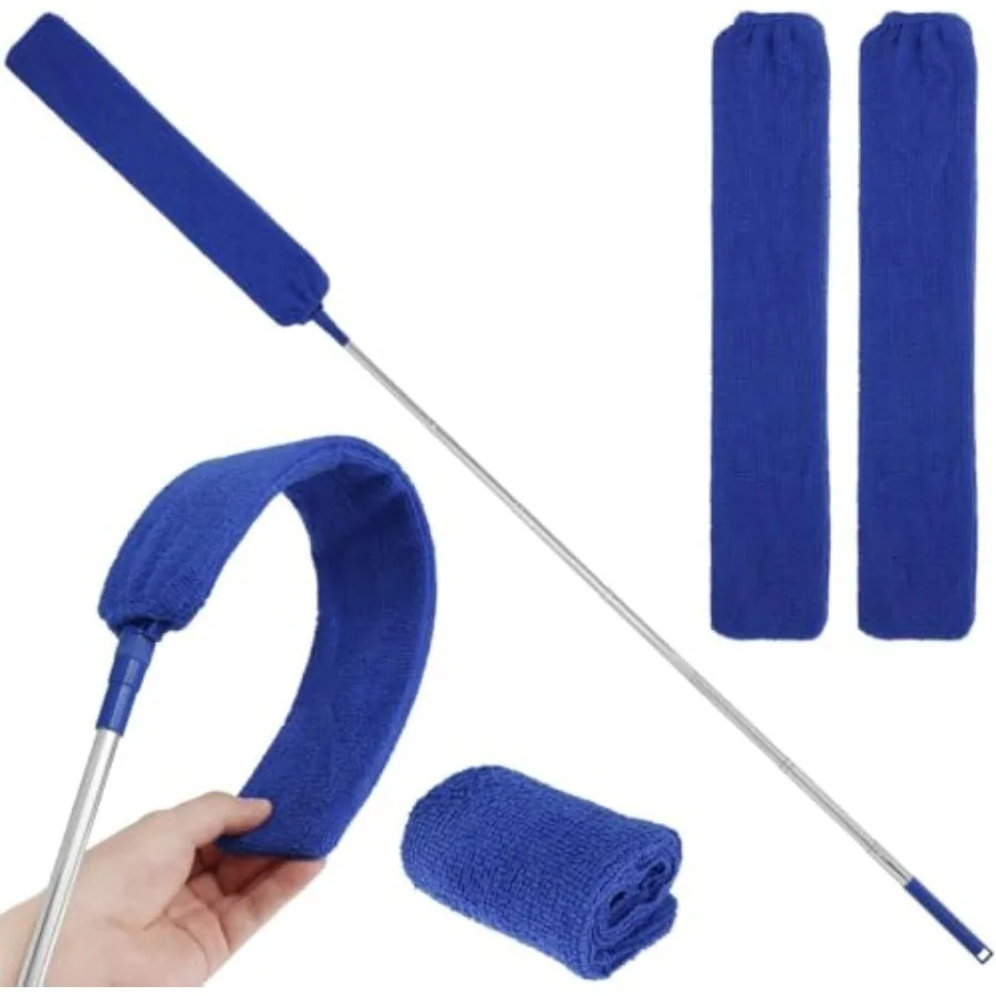 Retractable Gap Dust Cleaner Brush with Long Handle 30 to 100 inches,Cleaning Tools with 3 Microfiber Dusting Cloths, Extendabl
Retractable Gap Dust Cleaner Brush with Long Handle 30 to 100 inches,Cleaning Tools with 3 Microfiber Dusting Cloths, Extendabl
